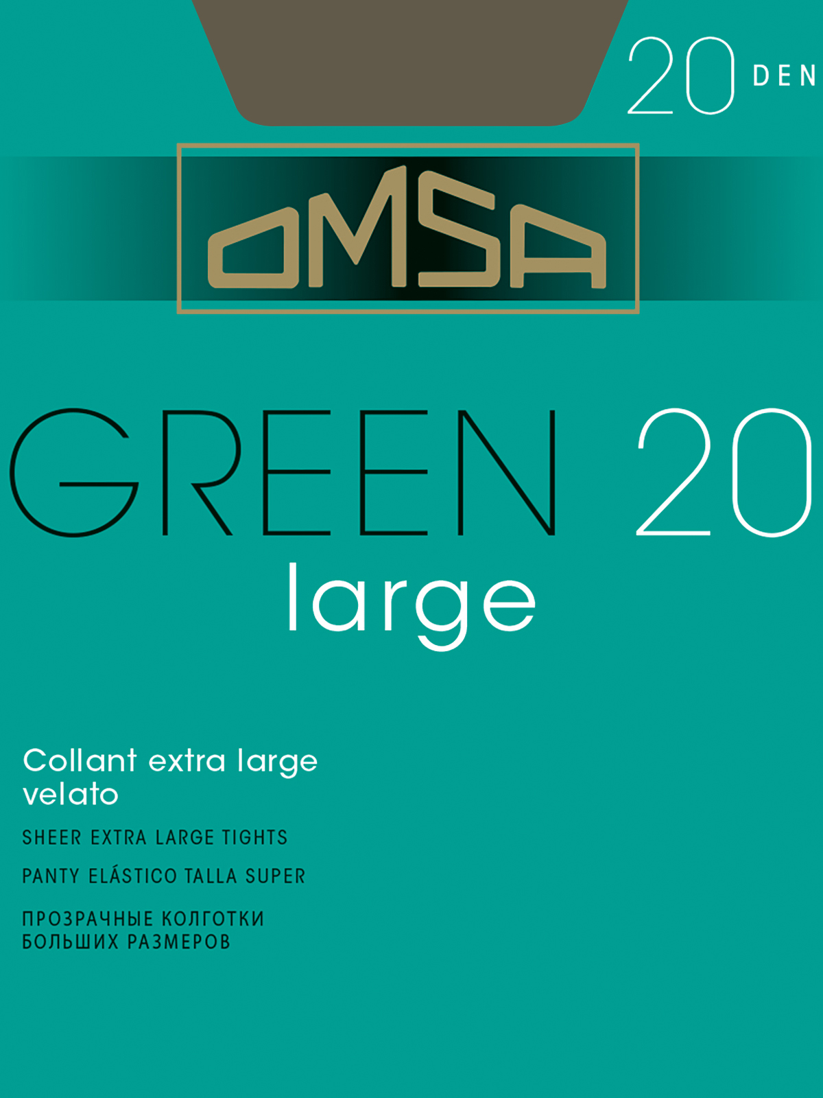 Колготки Omsa GREEN 20 серый