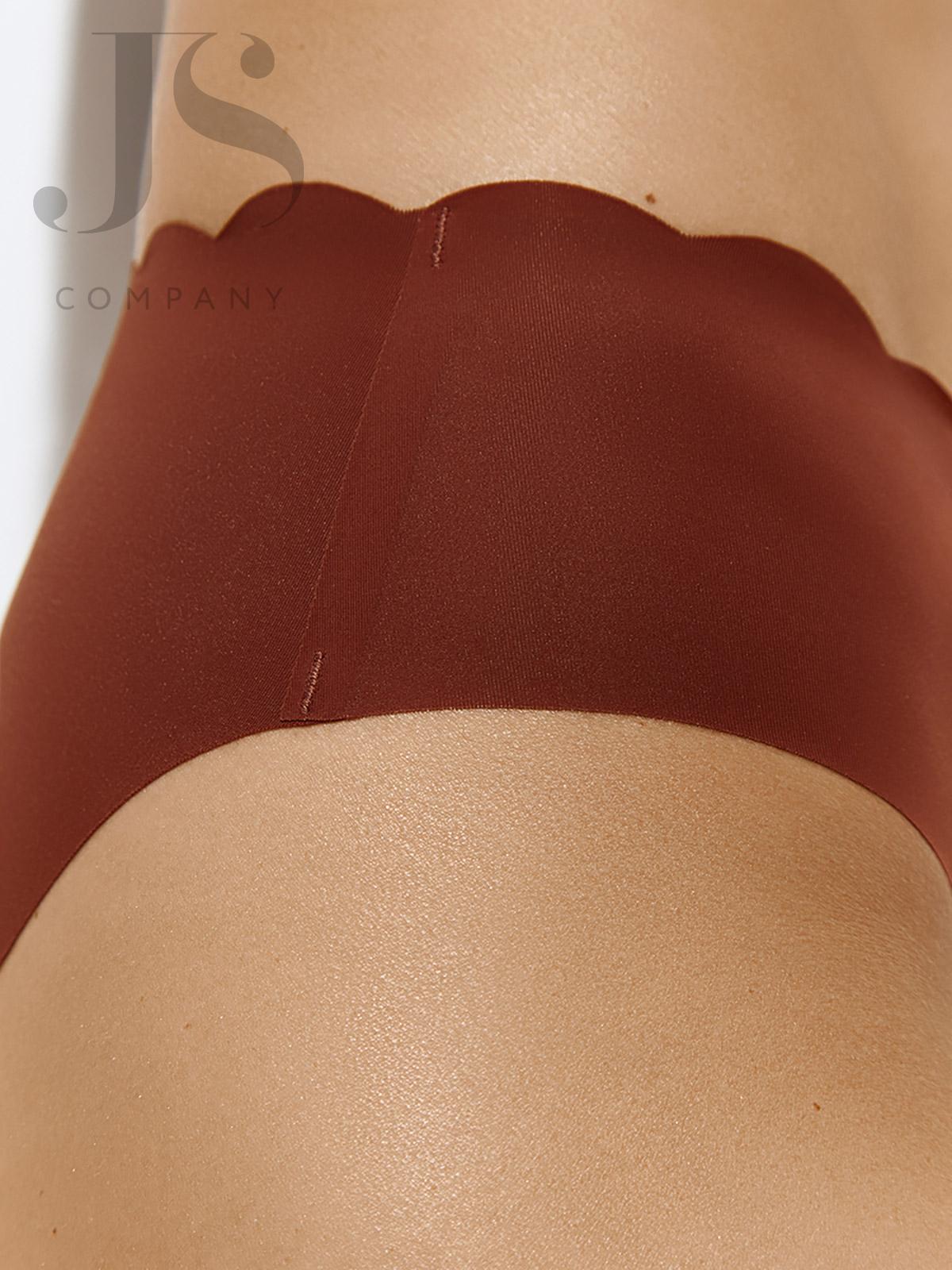 Трусы женские Omsa Basic OmD 2213B Invisible slip (лазерная обработка края) коричневый