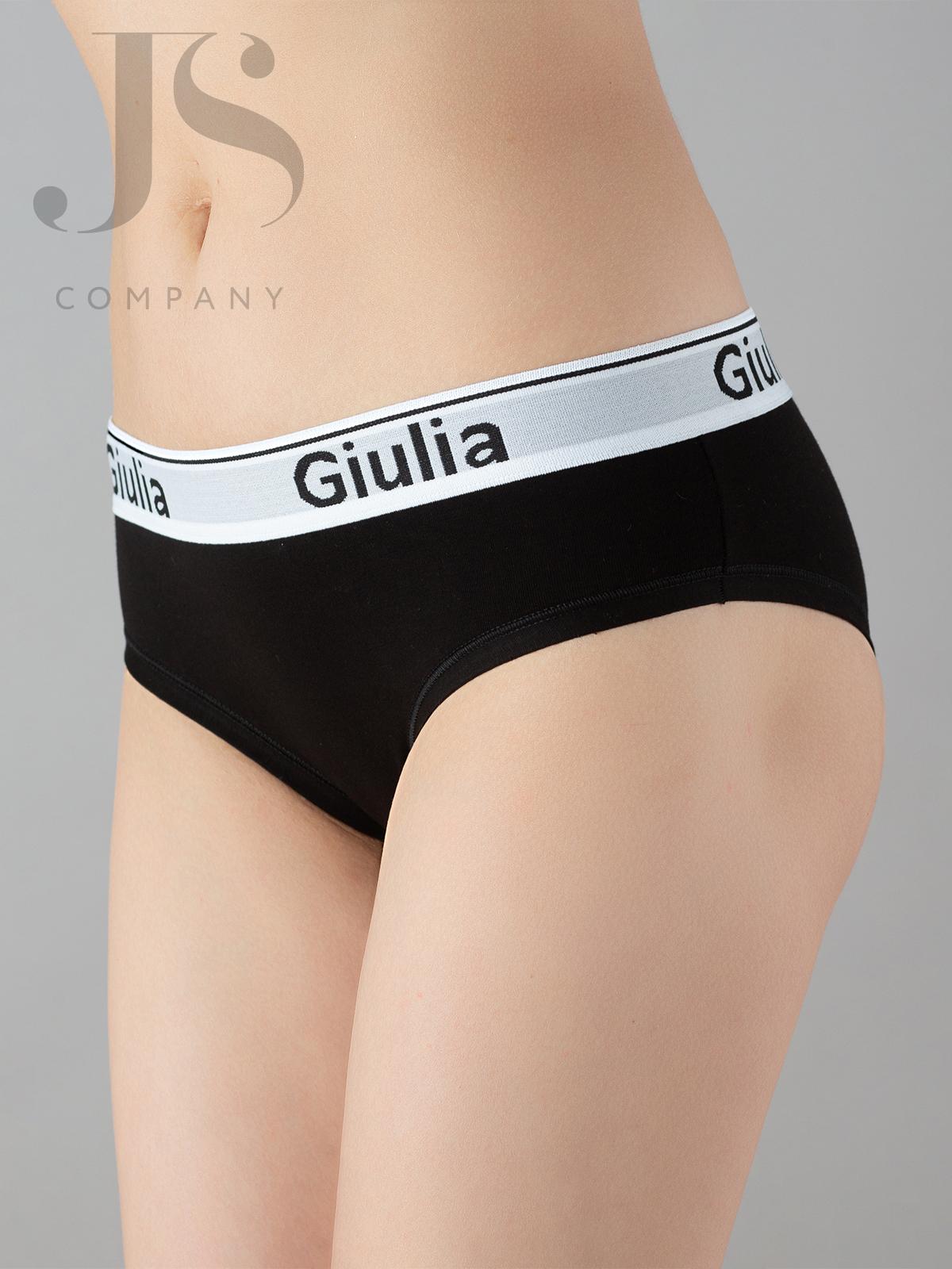 Трусы женские Giulia COTTON SLIP 01 черный