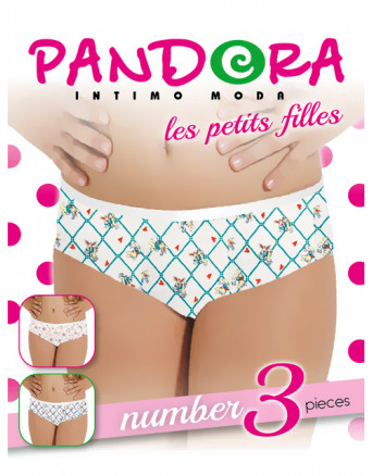 Трусы женские Pandora PD 61544 (3 шт.) slip